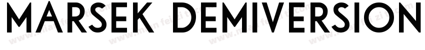 Marsek DemiVersion 1字体转换